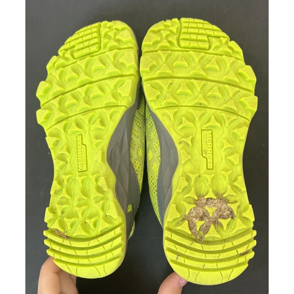 Kids Merrell Select Grid Hydro 11.5W Youth Grey & Lime Green FS Bnfts Charity